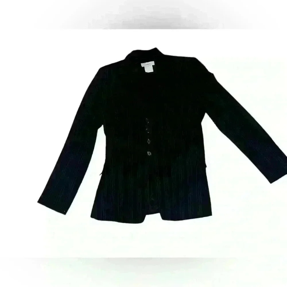 Vertigo Paris Black Pinstripe Suit